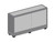 18" x 72" x 38"H Rolling Slatwall Display Case