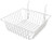 12" x 12" x 4" White Slatwall/Slatgrid Basket