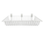24" x 12" x 4" White Slatwall/Grid Basket