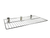 24" x 12" Chrome Slatwall/Slatgrid Shelf