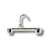 8" White Pant Hangers
