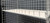 3" x 60" White Grid Fence