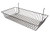 24" x 12" x 4" Black Slatwall/Grid Basket