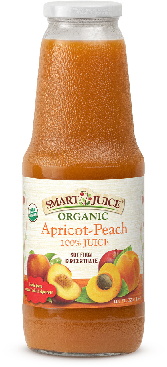 Apricot-Peach Organic Juice Blend - Smart Juice Store
