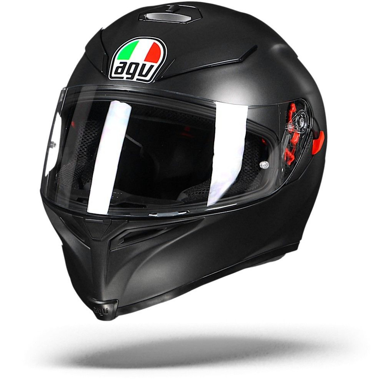 AGV K5-S Solid Motorcycle Sport Helmet In Matt Black