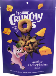 Fromm Dog Crunchy O's Smokin' Cheeseplosions 6oz Fromm Dog Crunchy O's Smokin' Cheeseplosions 6oz
