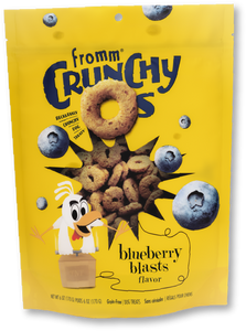 Fromm Dog Crunchy O's Blueberry Blasts 6oz Fromm Dog Crunchy O's Blueberry Blasts 6oz