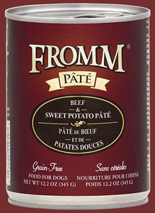 Fromm Dog Gold GF Pate Beef and Sweet Potato 12.2oz