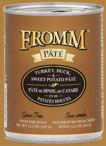 Fromm Dog Gold GF Pate Turkey Duck and Sweet Potato 12.2oz