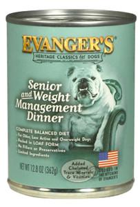 Evanger's Dog Senior and Weight Management 12.5oz
