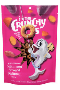 Fromm Dog Crunchy O's Slammon Smoked Salmon 6oz Fromm Dog Crunchy O's Slammon Smoked Salmon 6oz