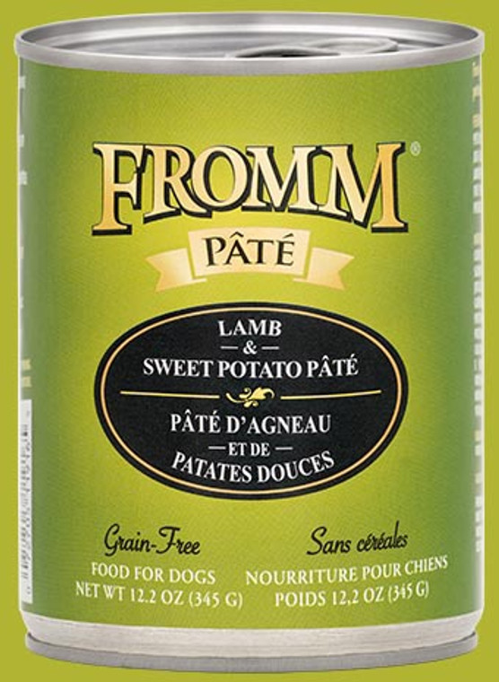 Fromm Dog Gold lamb  & Sweet Potato Pate 12.2oz