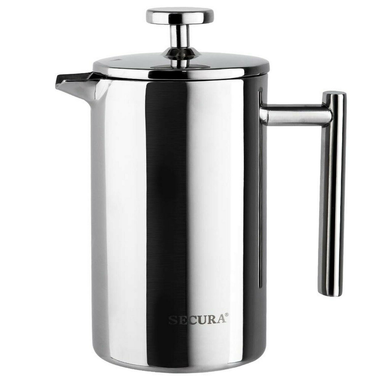 French Press Coffee Maker Stainless Steel Black