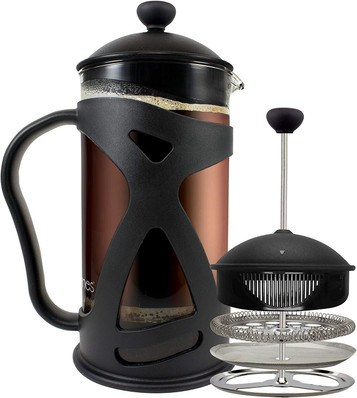 Secura French Press Coffee Maker, 34-Ounce, 18/10 Stainless Steel Insulated Coffee  Press with Extra Screen - The Secura