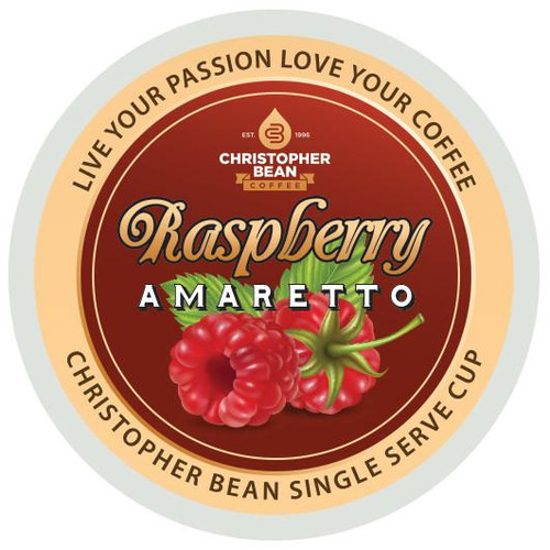 Amaretto Raspberry Single Cup - Christopher Bean Coffee