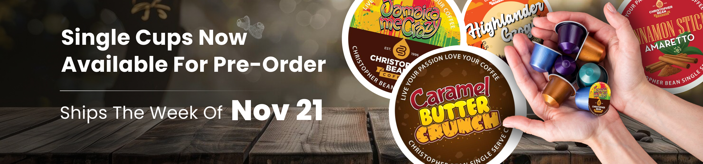 Single Cup Coffee Banner