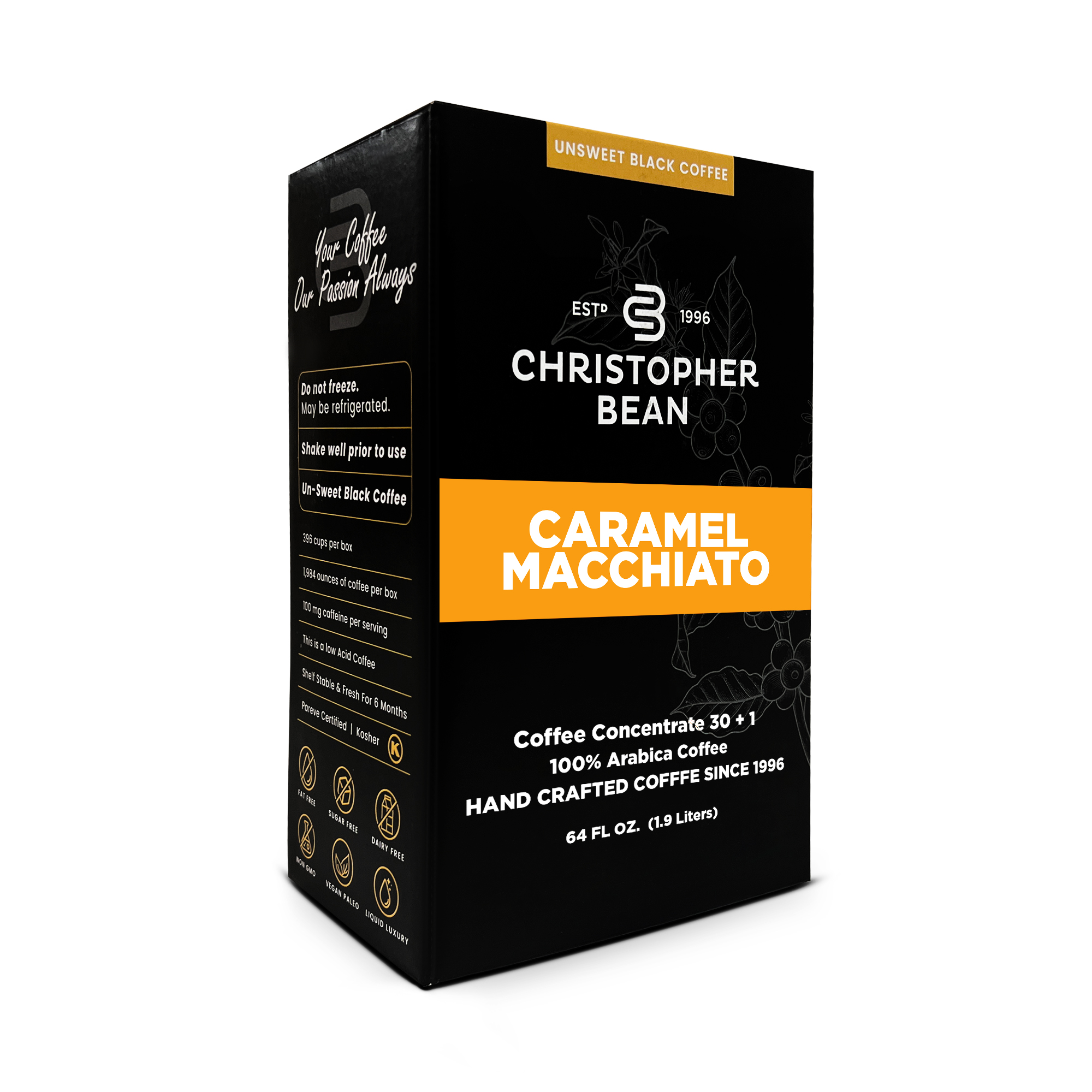 Caramel Macchiato Coffee Concentrate – Bag-in-Box - Christopher