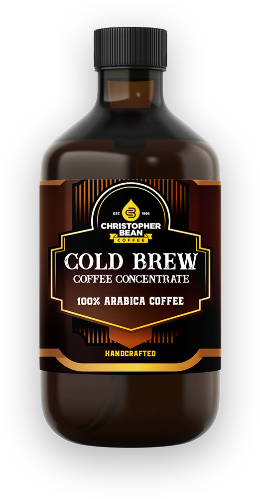 Caramel Cold Brew, Iced Coffee, Hot Coffee Christopher Bean Liquid Java (8 Ounce bottle) Makes 24-31 Cups