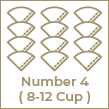  Number 4 ( 8-12 Cup )