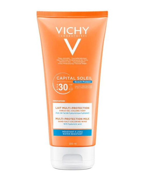 Leche protectora solar capital soleil multi protection milk SPF 30 200 mL vichy