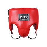 PRO Boxing Kidney and Foul Protector Cup 100% Cowhide leather Professional design best hook-and-loop closure. Available in youth sizes and adult sizes in red, black, royal blue, navy blue, and white color. 