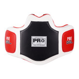 New and exclusive Gel Enforced Lining makes for the most comfortable, protective, anatomically correct and top-of-the-line training protector
Almost 3" of multilayer special cell padding protects the trainer like a bullet proof vest
More than 1/2" outside GEL Target Zones offer the athlete the utopia in power, precision, speed and incredible life-like impact resistance
Complete with moisture wicking inside liner, completely adjustable shoulder and back nylon straps, and exclusive adjustable GEL shoulder pads
Size: One Size Fits Most