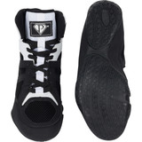 PRO USA Youth Boxing Shoes Black-White 
