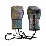 AFG PRO LACE BOXING GLOVES METALLIC OIL