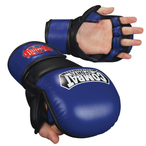 Combat Sports MMA Safety Sparring Gloves Navy Blue/Black 
