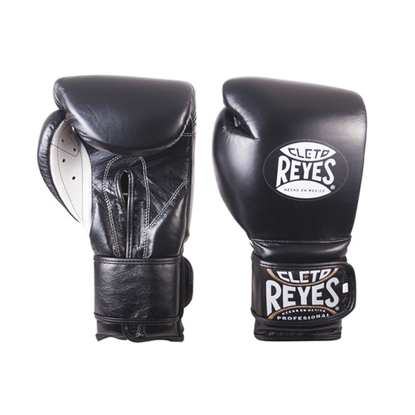 Cleto Reyes Hook and Loop Gloves
We guarantee anatomically designed gloves that will make adequate preparation of your hands before training. In addition, the wrist support will take you to a safe workout, preventing your hand from bending and damaging. The handmade leather strap with Hook and Loop closure provides a firm and faster glove fit. The Cleto Reyes Hook and Loop Gloves are ideal to give the best protection and comfort while training, sparring, and punching bag workouts.

The best boxing gloves brand you can ever choose.
Designed with the finest craftsmanship and highest quality material handmade in Mexico.
Manufactured gloves under a strict of the very best kind control in leather and all the materials.
The long-lasting latex foam padding gives your knuckles the support they need and a great effect on every punch.
The water-repellent linings prevent moisture from entering the padding and keep the glove weight constant.
Recommended for sparring, heavy bags, and training in general.
The attached thumb prevents eye injuries and keeps the thumb from being broken or sprained while training.
Weight suggested by professional trainers: 12oz until 129 lbs, 14oz for 130 to 159 lbs, 16oz and 18oz for 160 lbs. and up.
The weight marked on the label of this product is approximate, the weights may vary due to the nature of the manufacture of the product.