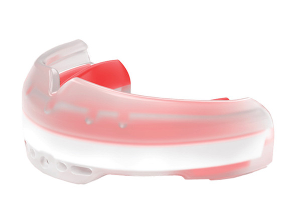 Ultra protection for athletes with braces. The Ultra Braces mouthguard outperforms conventional mouthguards through the genius combination of adjustability and durability in one package. The Insta-Fit Plus™ system allows athletes to mold and remold the mouthguard as teeth continue to adjust throughout orthodontic treatment.