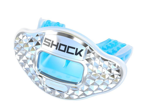 Shine Like a Diamond. Take a deep breath with 10% more flow capacity via our AirFlow breathing channel. The updated design and platform relax the jaw and prevent teeth from blocking the breathing channel, adding more flow capacity. Our flexible, proprietary Shock Doctor polymers and integral bite pads ensure max comfort and easy, no-mold fit. No more "winded" in the end zone.

LIPGUARD: Best For Football Players, Works with Braces

FITTING: Instant Fit

Airflow breathing channel for 10% more air flow capacity
Low profile integral bite pads add comfort
Works with Braces
Quick release tether allows the lip guard to be used strapped or strapless
Meets national and state high school rules
LATEX FREE, BPA FREE, Phthalate Free
$50,000 Dental Warranty
Mouthguard Warranty and Fit Instructions - Download