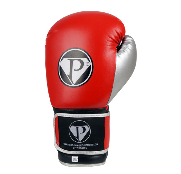 All new super tough and rugged triple-ply artificial leather delivers round after grueling round of performance at an unbelievable price. Multi-layer inner foam padding offers superb hand protection for sparring, heavy bag, double end bag, and punch mitt training. Extra wide hook-and-loop wrist closure keeps gloves snug and firm on hands plus makes for easy on and off- no coach or trainer needed. Available in 2, 4, 6, 8, 10, 12, 14, 16 ounces. All different color combinations. 