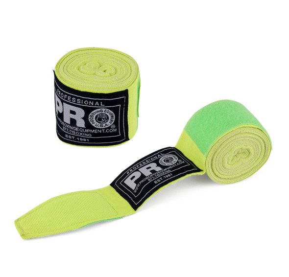 Pro Boxing® Extra Long Handwraps 180" Apple Green 
