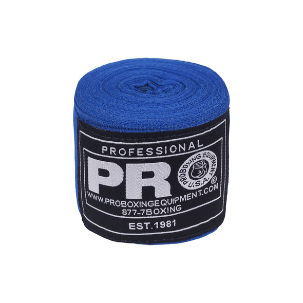 Pro Boxing Extra long hand wraps.

180" long with thumb loop and Hook and Loop closure.

Price is per pair. Available in your choice of colors. 