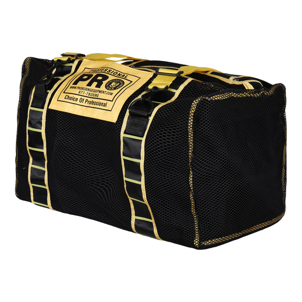 Pro Boxing Equipment Gear Bag Black/Yellow
