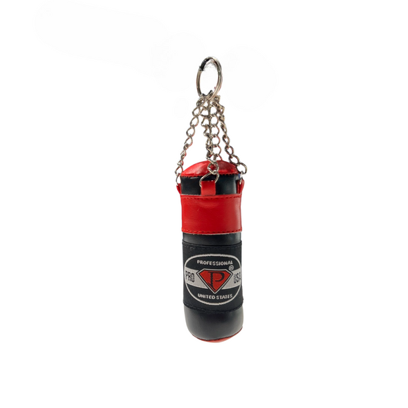 PRO USA Boxing Designer Boxing Mini-Sized Keychain Bag -Red-Black