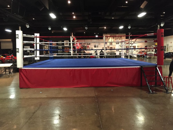 PRO Boxing Ring 20' X 20' Complete Wood Platform Included Made in U.S.A.