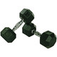 Troy VTX Hex Rubber Encased Dumbbell Pair 3 - 100 lbs