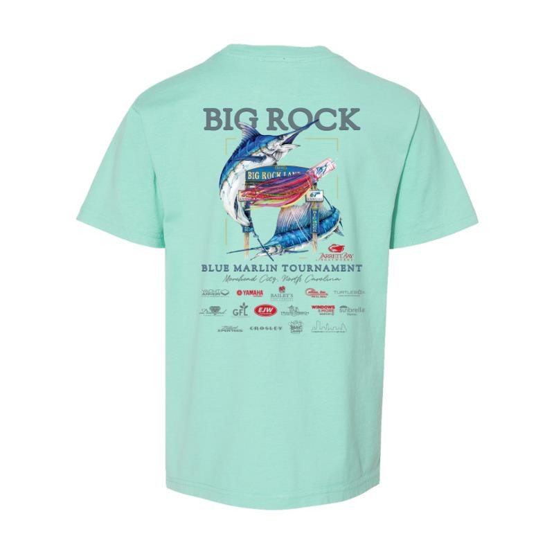 T-shirt De Pêche Dixie Land Outdoors - Marlin, Moulinet, Océan - Blanc 100% Coton - Neuf Sans étiquette