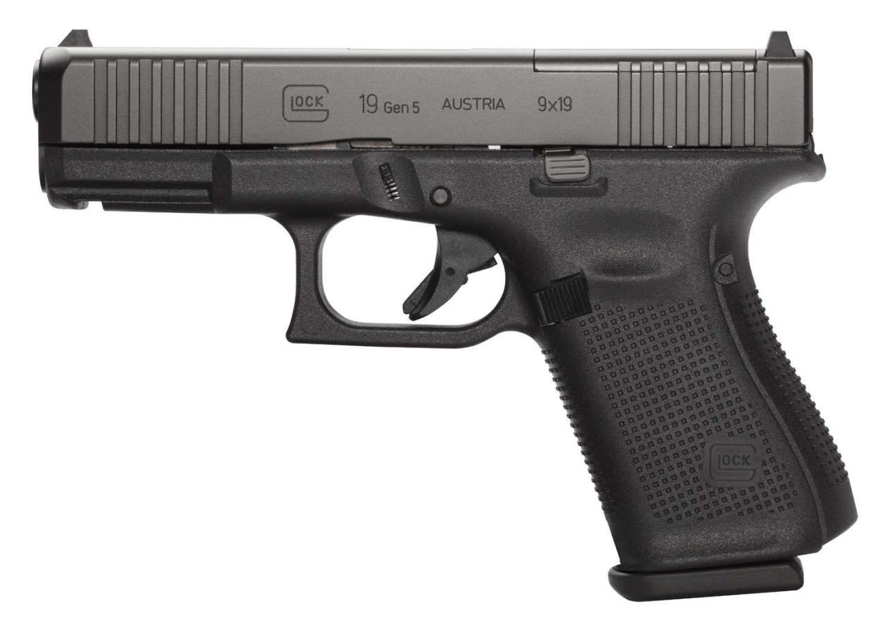 Glock PA195S203MOS G19 Gen5 MOS 9mm Luger 4.02