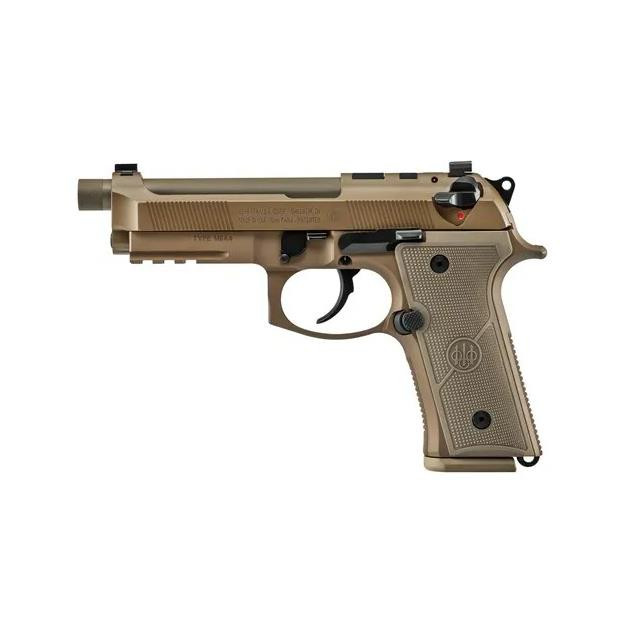 Beretta USA JS92QM9A4GM M9A4 Centurion 9mm Luger 18+1 Flat Dark