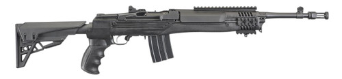 Ruger 5888 Mini-14 Tactical 223 Rem/5.56x45mm NATO 20+1 16.12"  Threaded Factory Installed Flash Suppressor Barrel, Blued Alloy Steel, ATI Strikeforce 6 Position Stock, Optics Ready - 736676058884