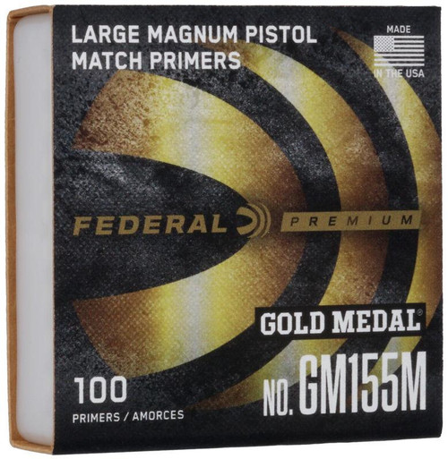 Gold Medal Centerfire Primer .155 Large Magnum Pistol Match - 029465056919