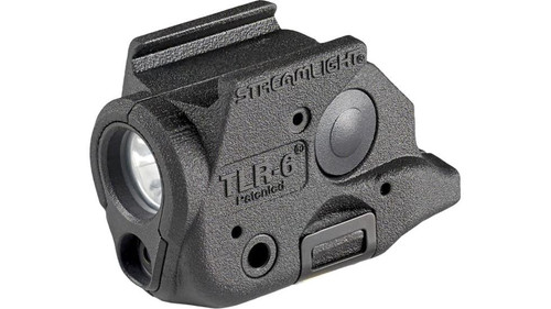 Streamlight 69287 TLR-6 Weapon Light w/Laser Springfield XD/Hellcat Handgun 100 Lumens White LED Red Laser Black Anodized Polymer 89 Meters Beam - 080926692879