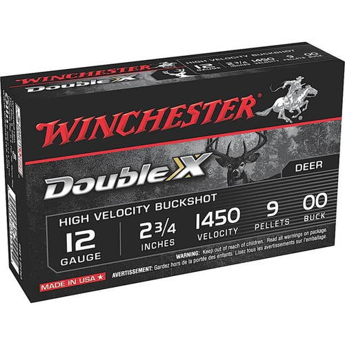 Win 12ga 2-3/4" Double X 00bk - 020892017344