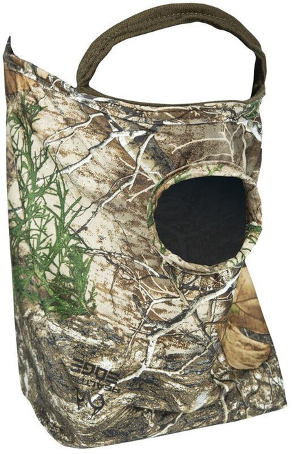 Primos PS6667 Stretch Fit  Realtree Edge Neoprene 1/2 Face Mask OSFA - 010135066673