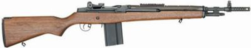 M1A Scout Squad 7.62mm NATO 18 Inch Carbon Barrel Walnut Stock 10 Round California Compliant - 706397041229