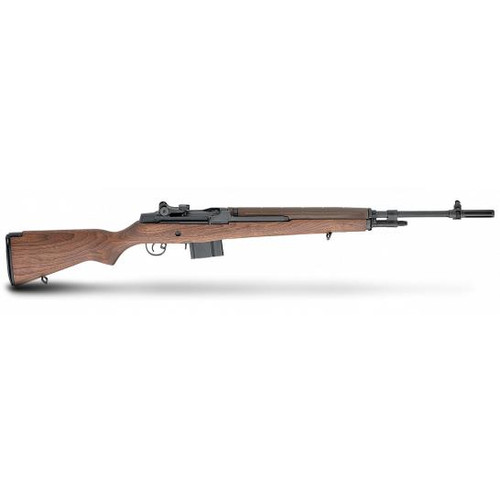 M1A Standard 7.62mm NATO 22 Inch Carbon Barrel Parkerized Finish Walnut Stock 10 Round - 706397011024