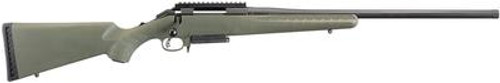 American Predator Rifle 6.5mm Creedmoor 22 Inch Threaded Barrel 5/8-24 TPI Matte Black Finish Moss Green Composite Stock 3 Round - 736676269730